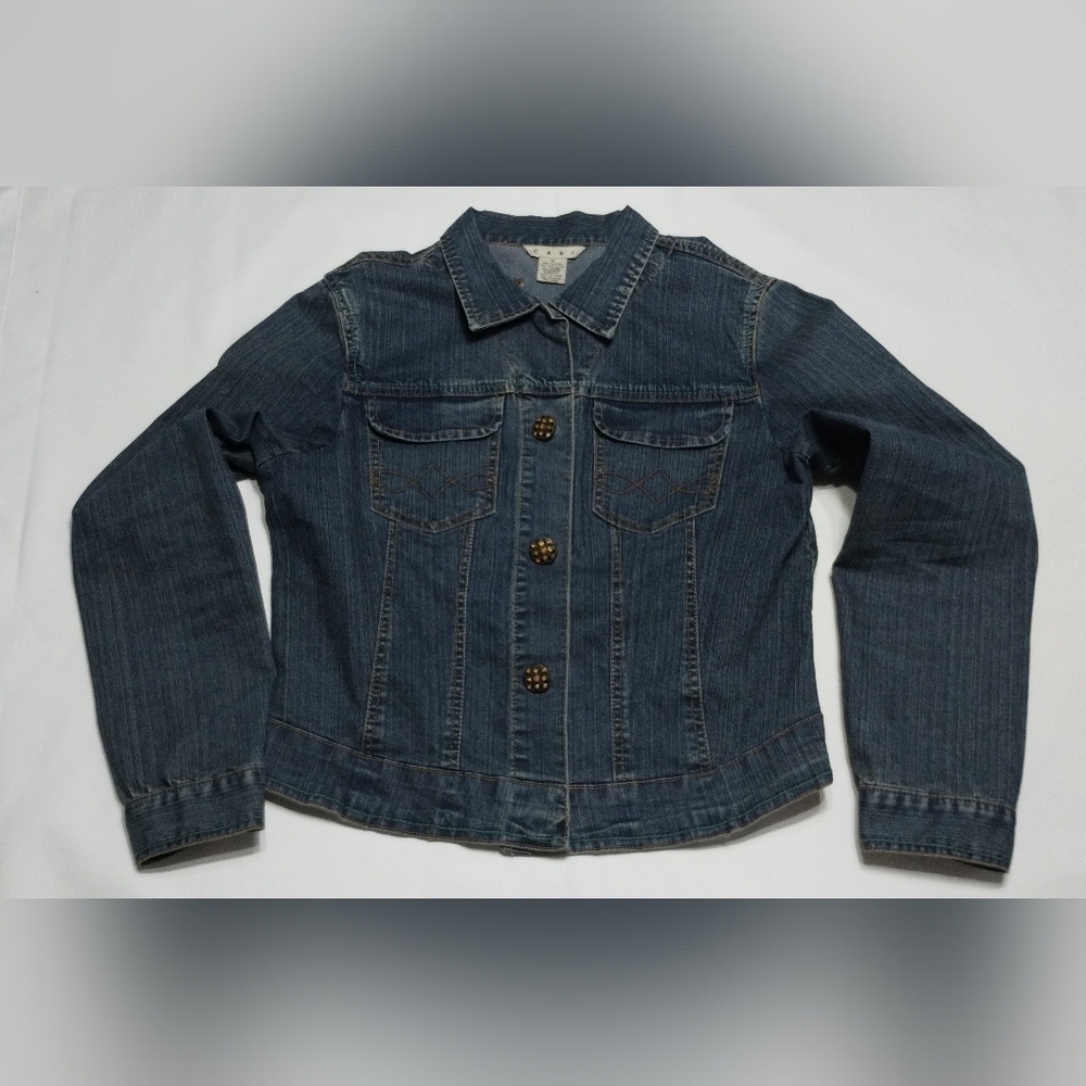 CAbi Classic Blue Denim Jacket (M)